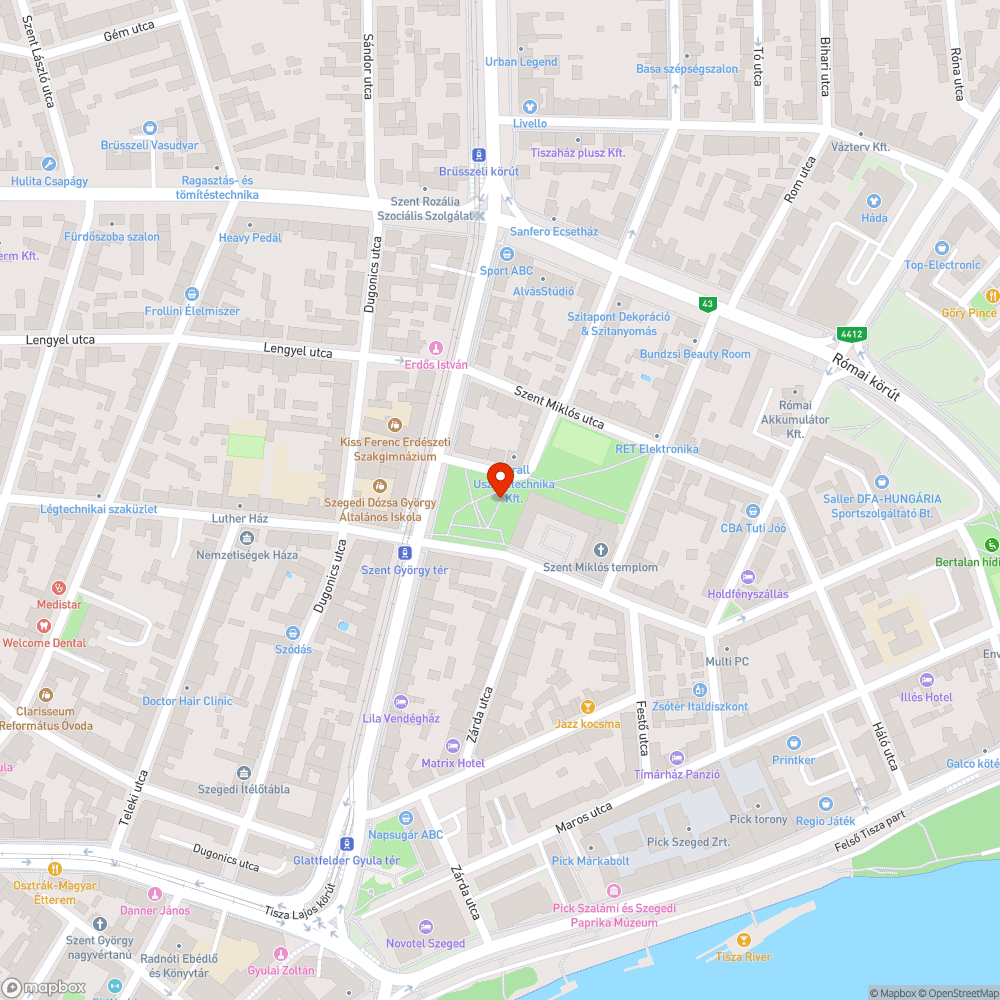 Hiányos játszótéri játék - Szent György tér bejelentés helye