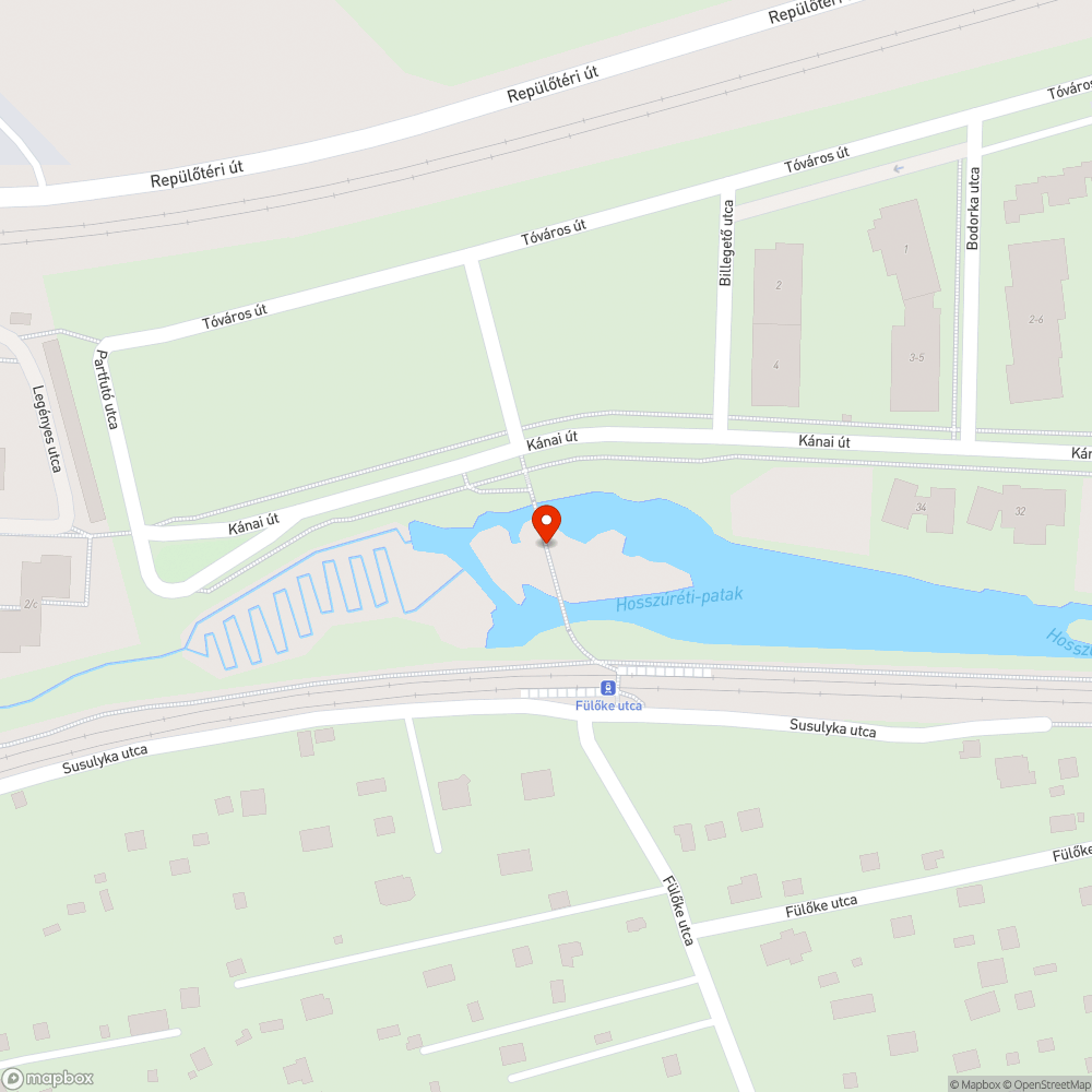 Kánai-tó hídja bejelentés helye