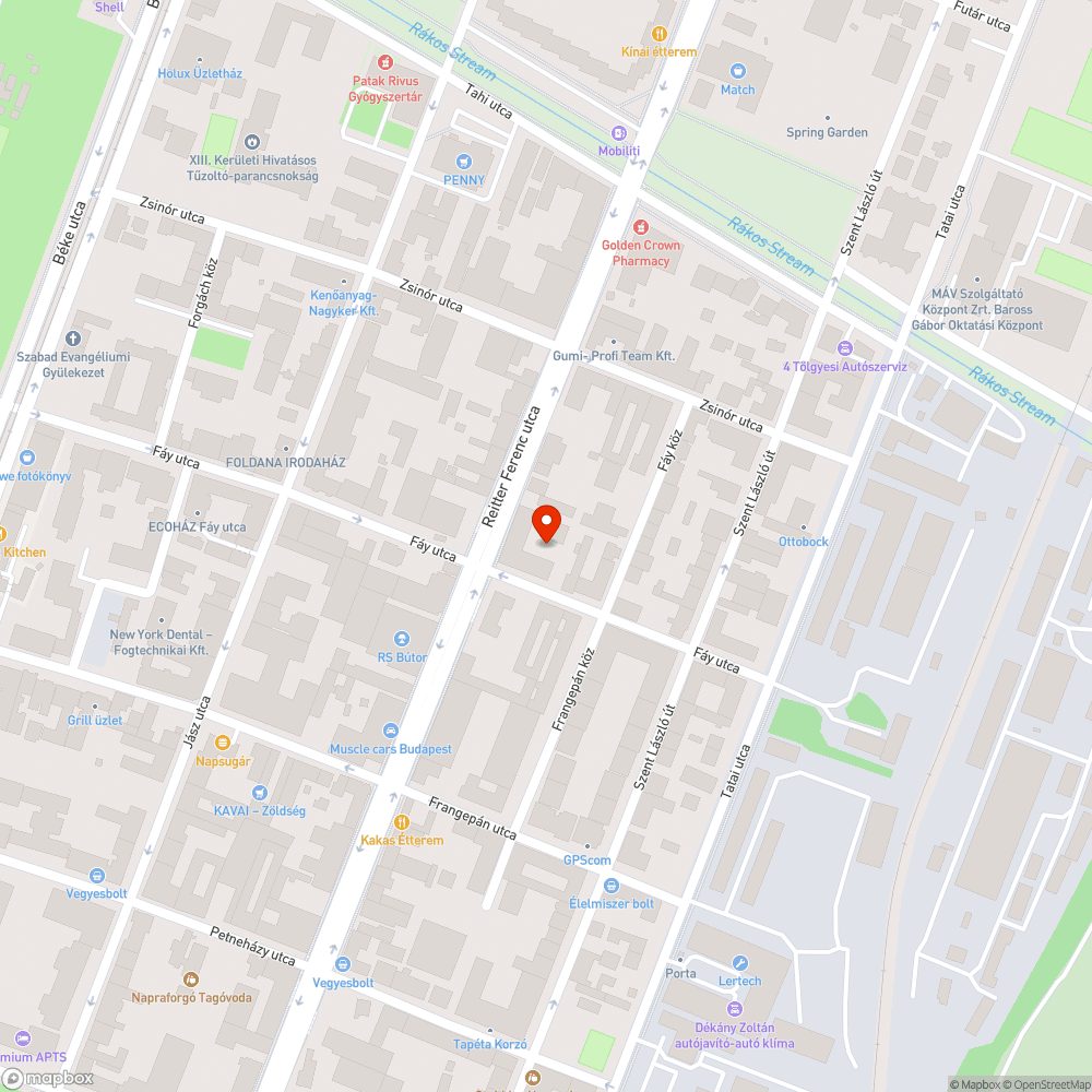 Megsüllyedt közmű bejelentés helye