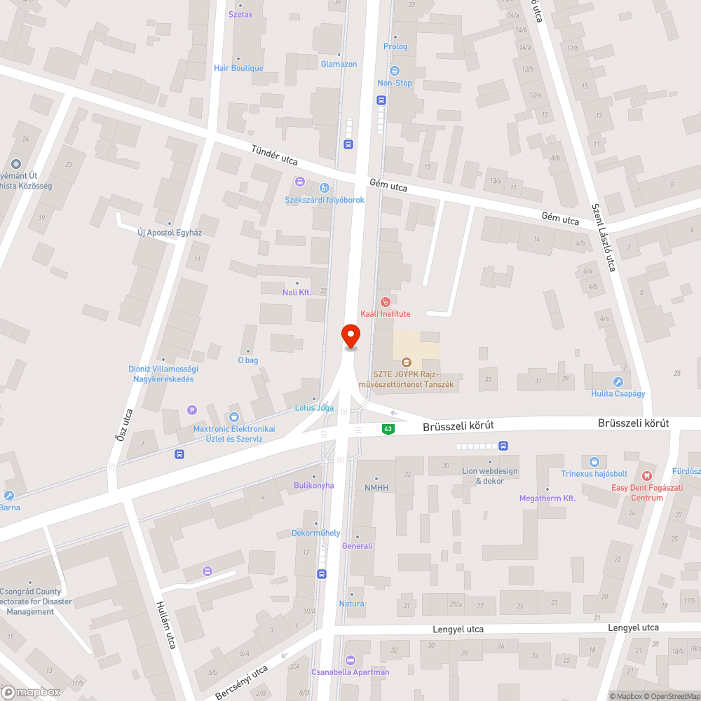 Lekopott útburkolati jelek bejelentés helye