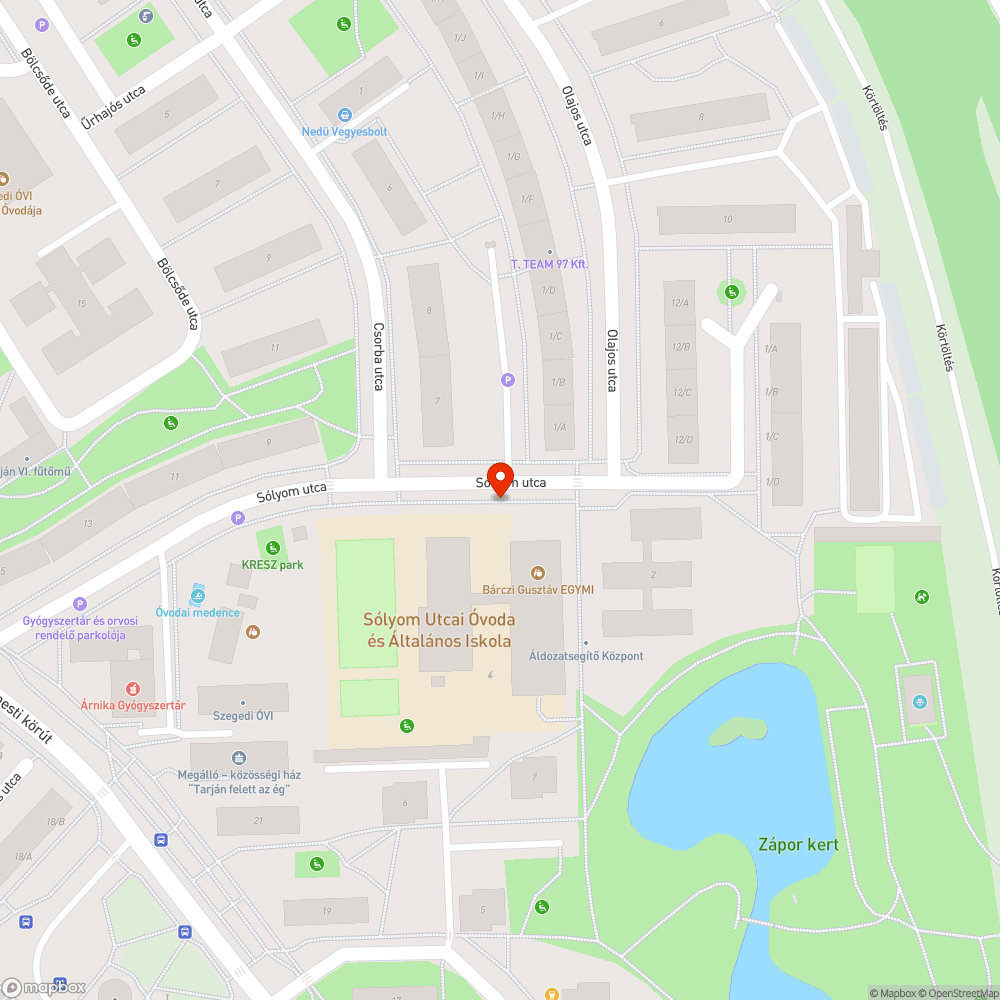 Kiszáradt fa - Sólyom u. 4. bejelentés helye