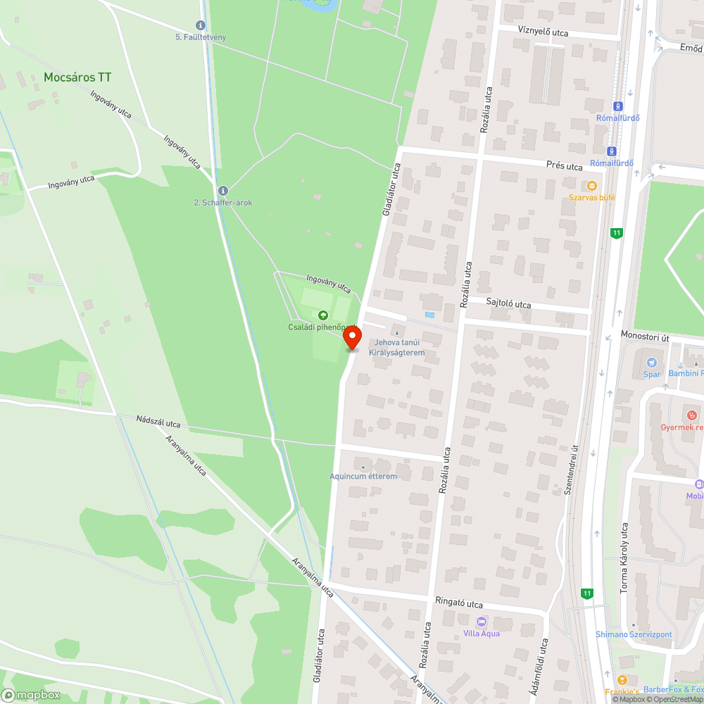 Gödrök bejelentés helye