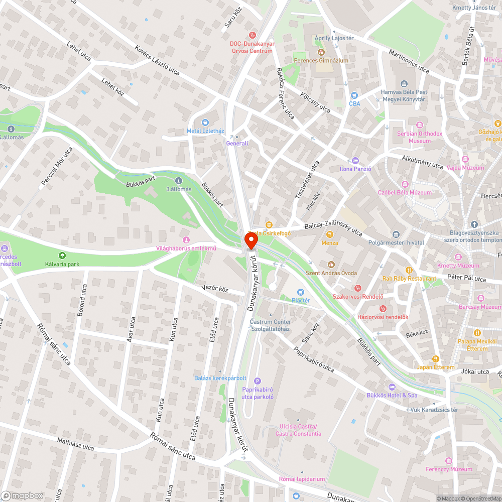 Teljes sötétség! bejelentés helye