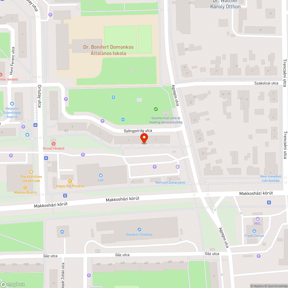 Padhoz lakatolt roncs kerékpár - Gyöngyvirág u. 4/b. bejelentés helye