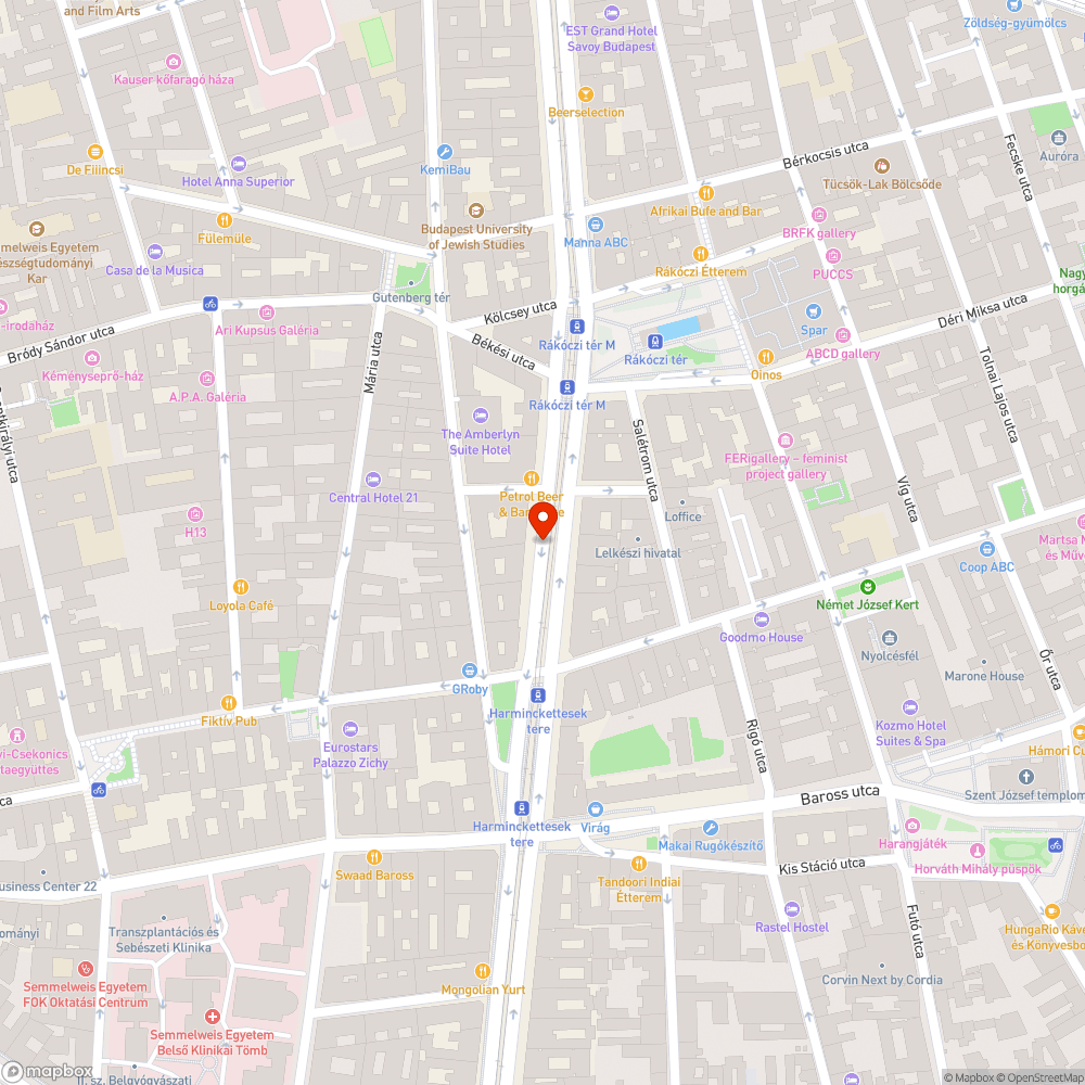 Üres oszlop bejelentés helye