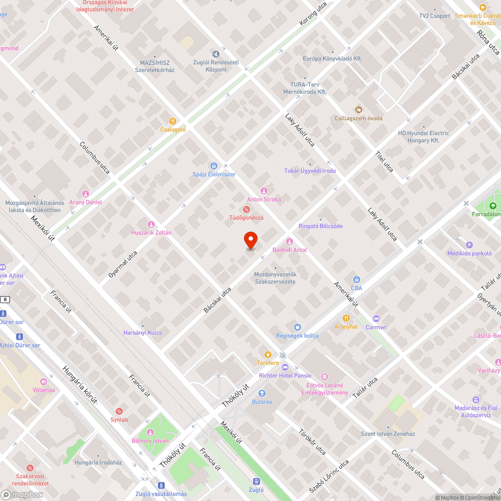 Lehulló faágak bejelentés helye