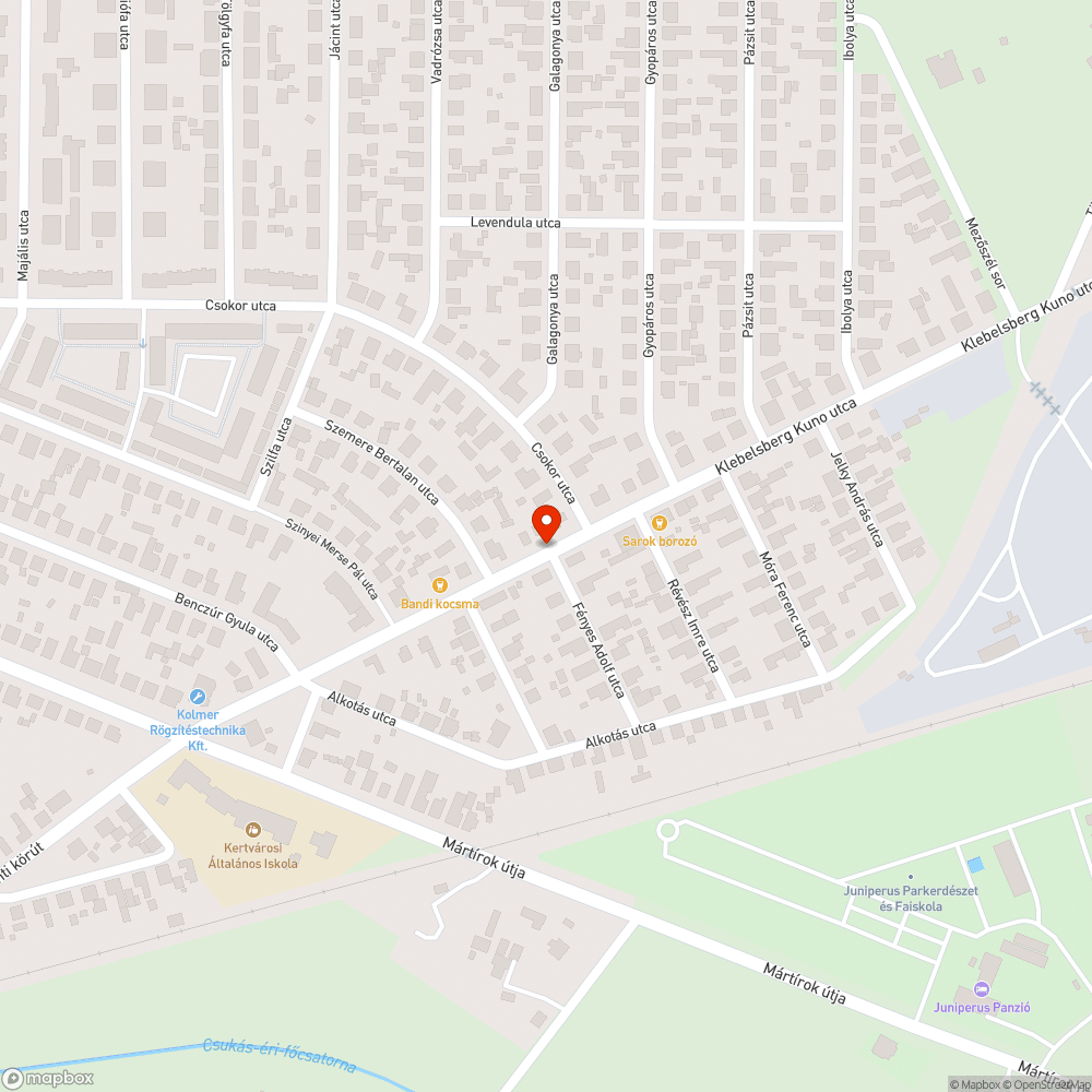 Gazos, parlagfüves árkok a Klebelsberg utcán bejelentés helye