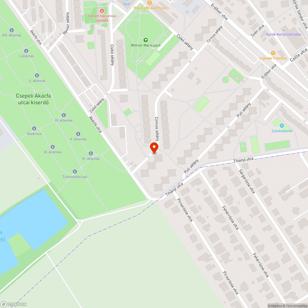 Nem világít bejelentés helye