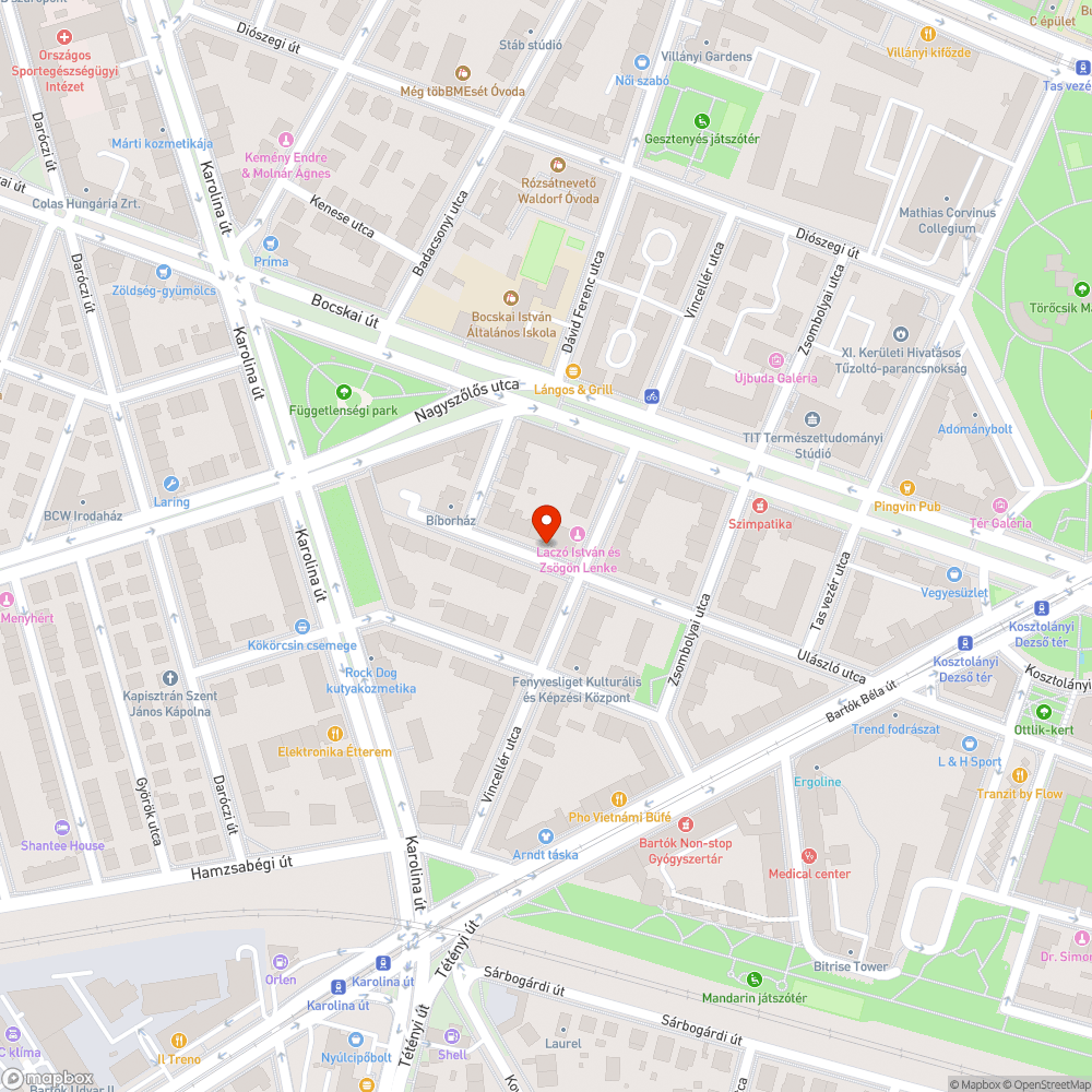 Graffitis és sérült talapzatú közműszekrény bejelentés helye