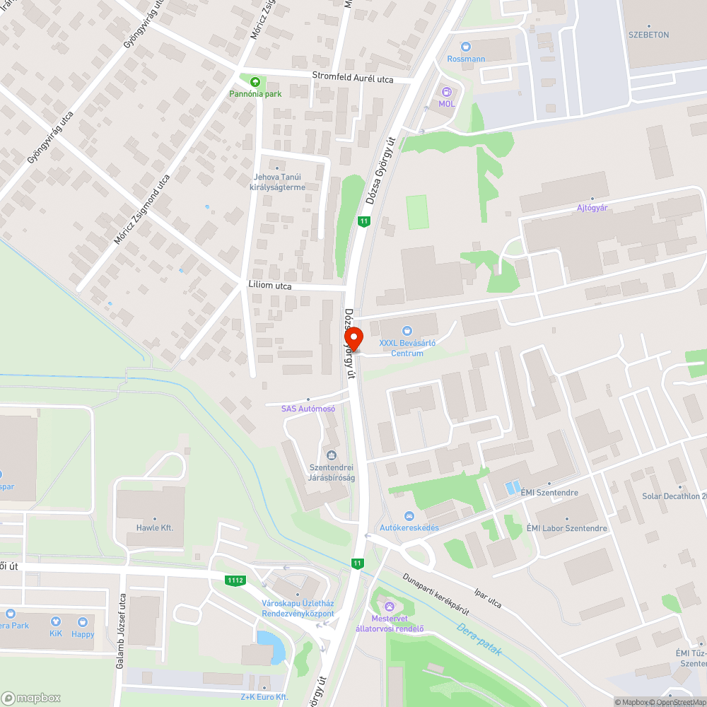 Balesetveszélyes járda bejelentés helye