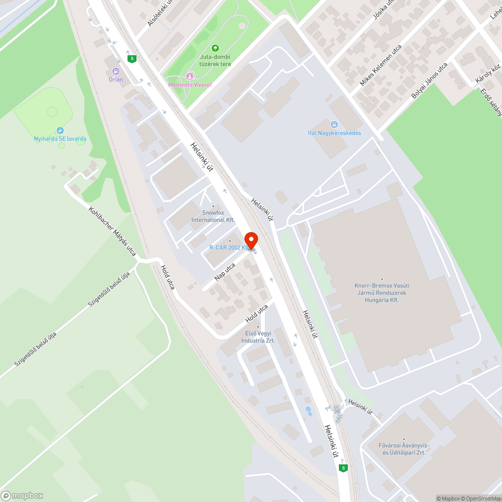 Óriásplakát szemét bejelentés helye