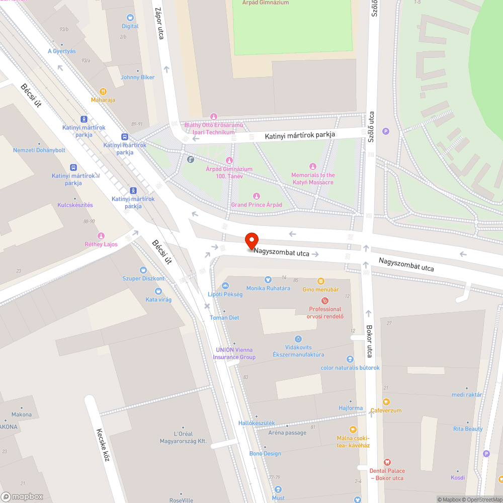 Állandó járdán parkolás bejelentés helye