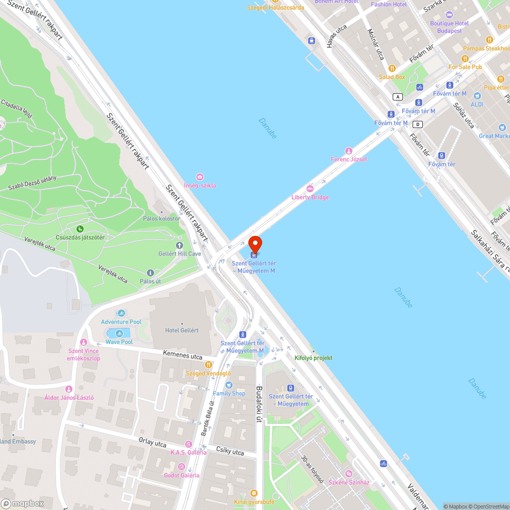 Feltorlódott uszadékfa bejelentés helye