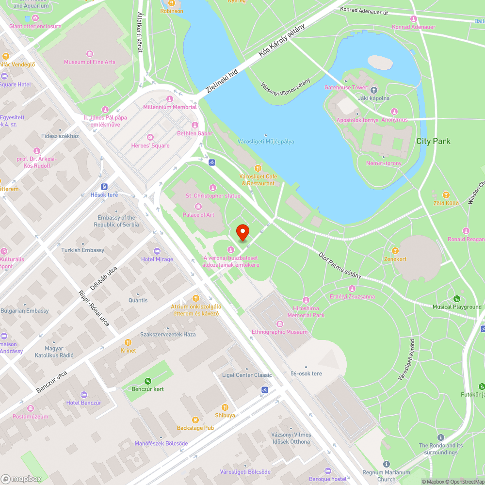 Kitört poller bejelentés helye