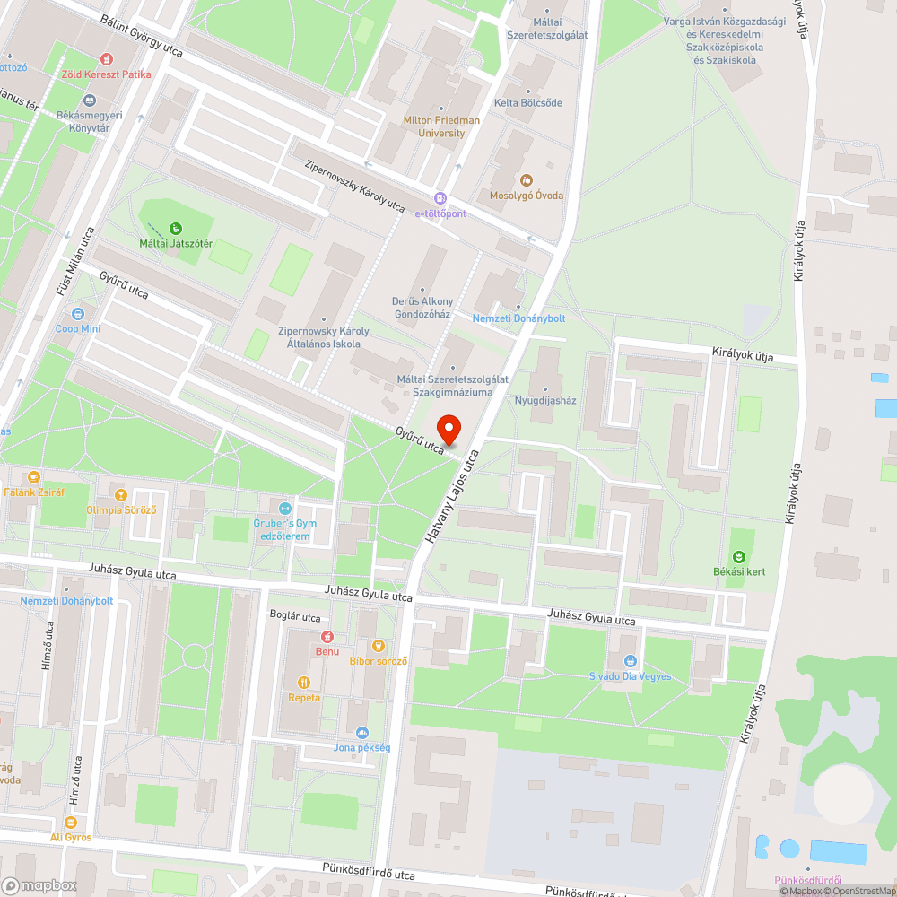 Hiányzó poller és tábla bejelentés helye