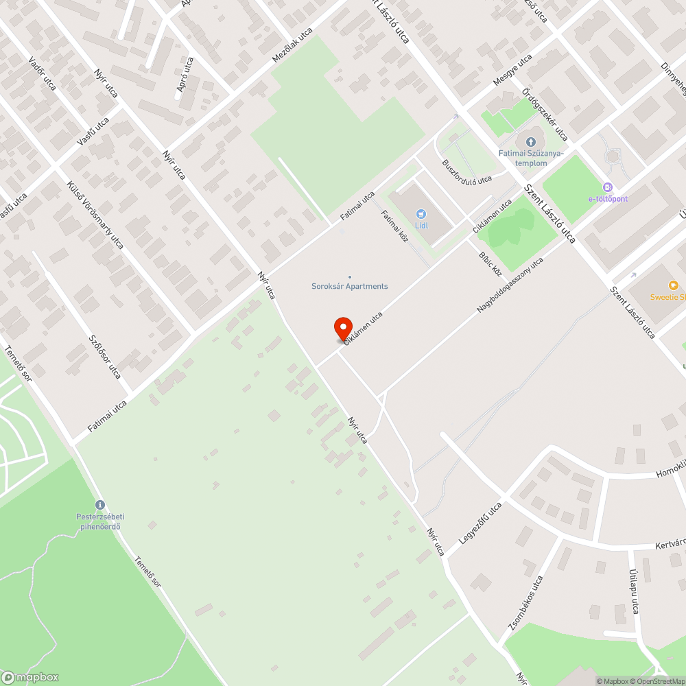 Elhagyott szemèt bejelentés helye