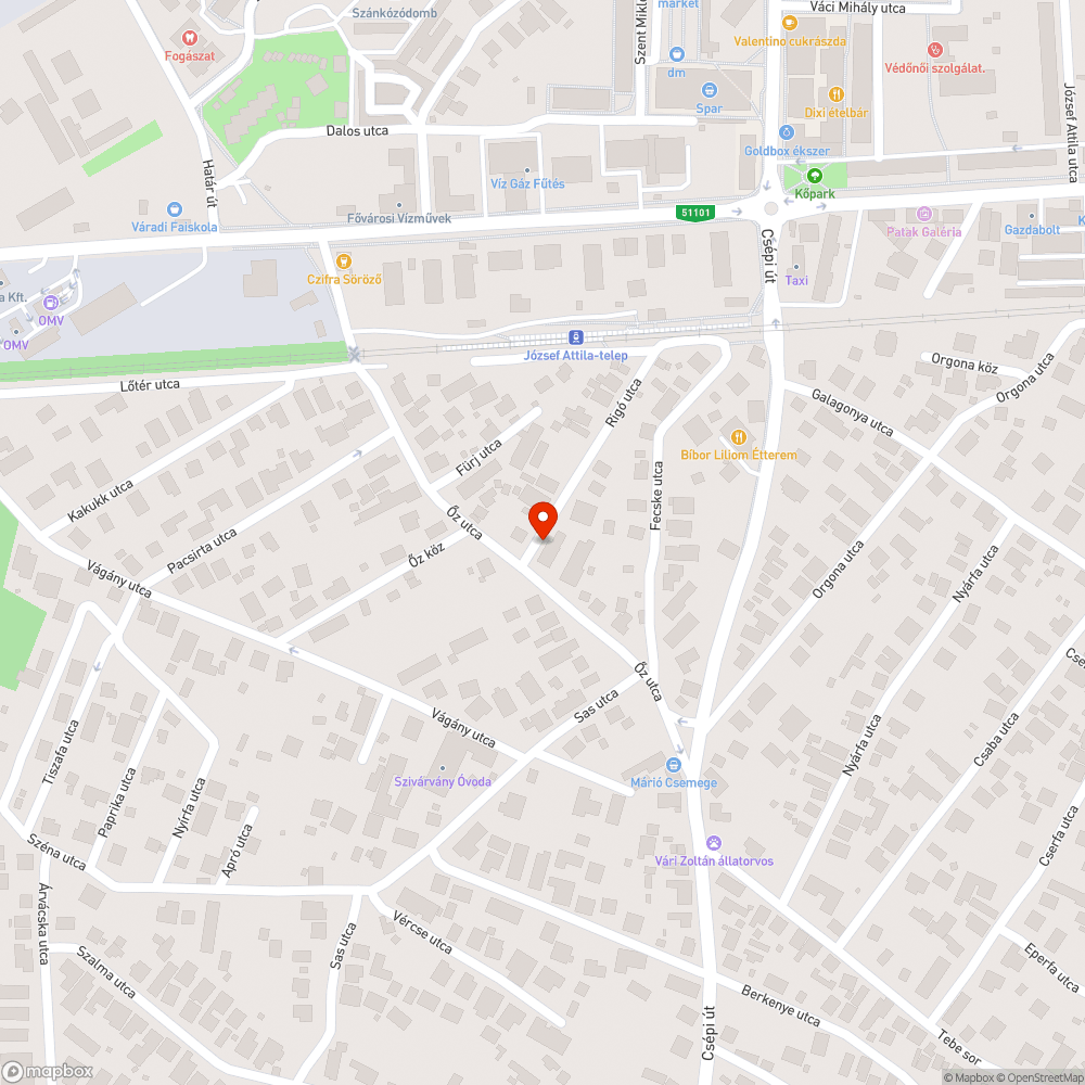 Gazos járda bejelentés helye