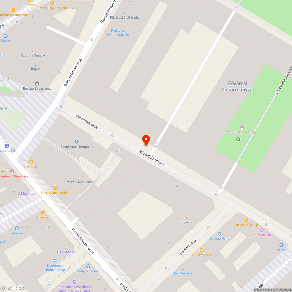 Zacskó a táblán bejelentés helye