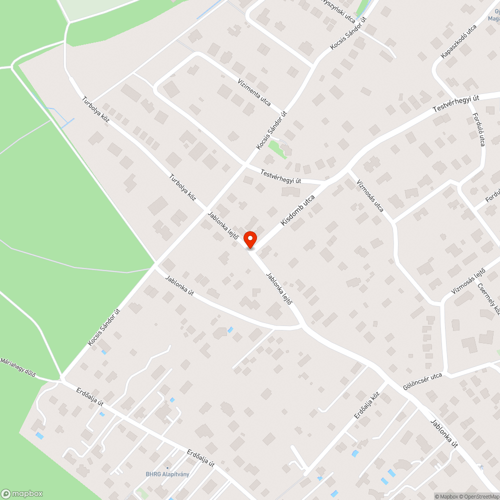 Beláthatatlan jobbkezes utca bejelentés helye