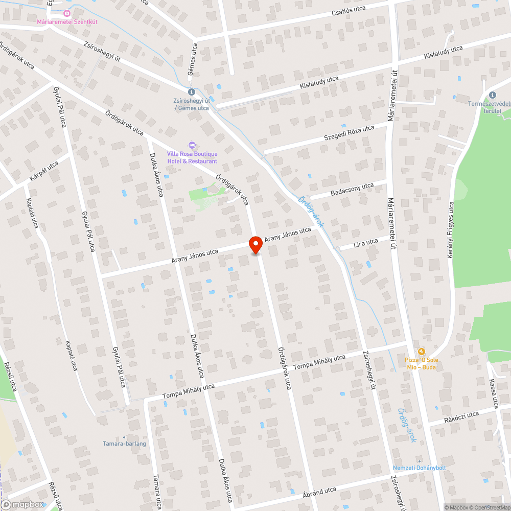 Kopott pad bejelentés helye