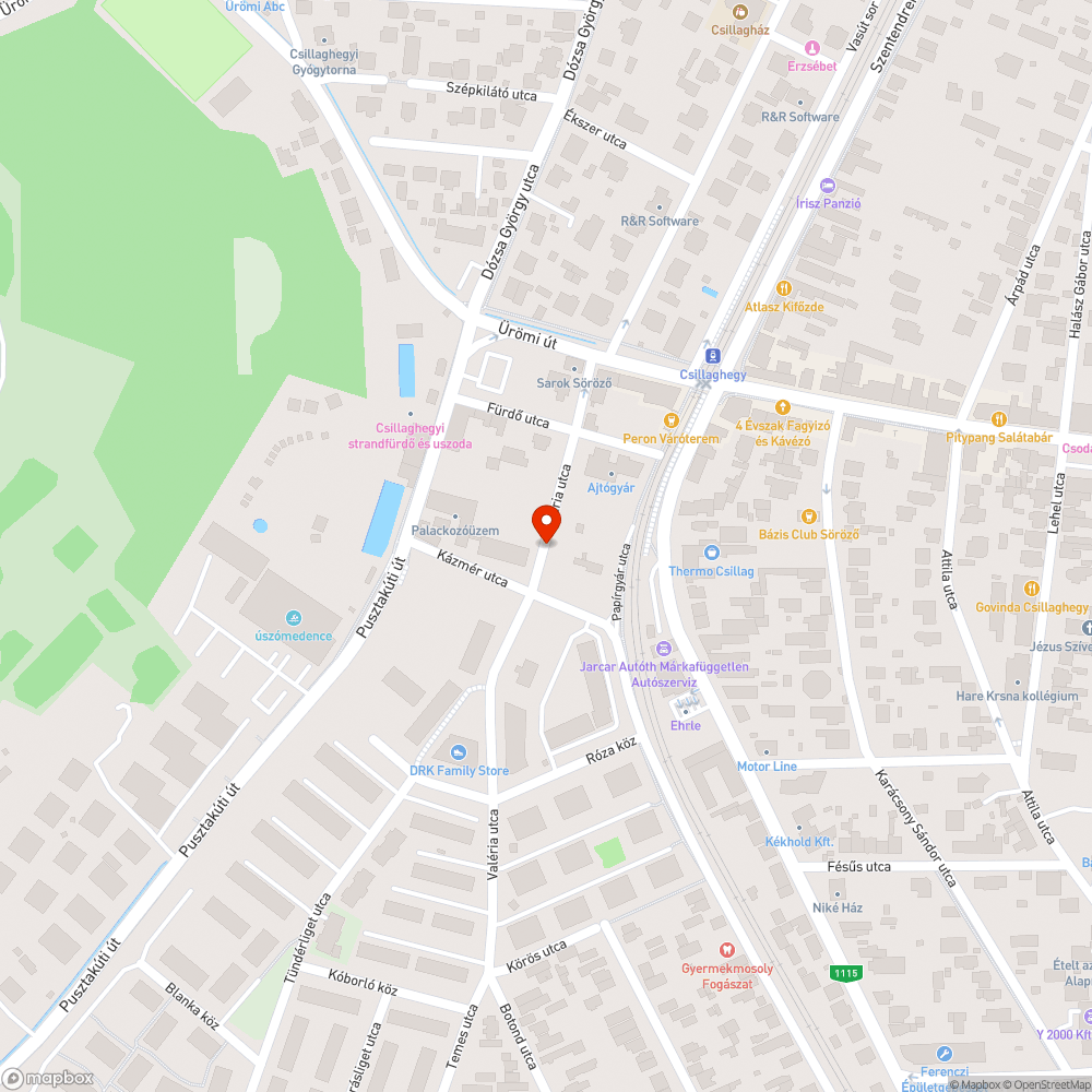 Csöpögő tűzcsap bejelentés helye