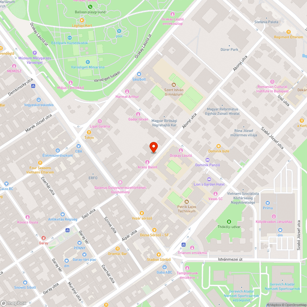 Fatuskó bejelentés helye