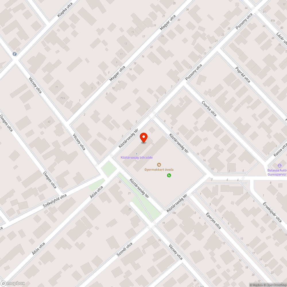 Megrongált utcatáblák bejelentés helye