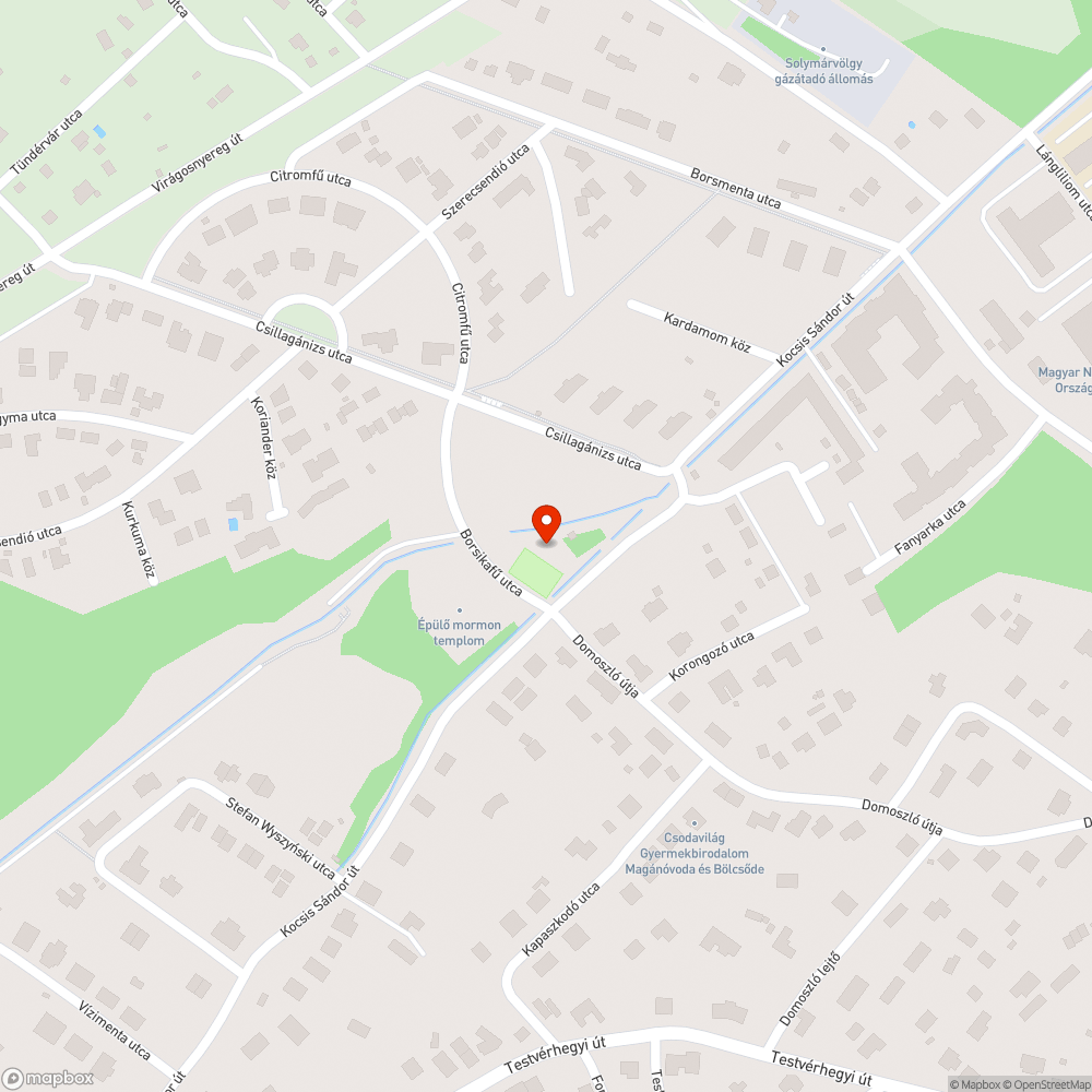 Megrongált kerítés bejelentés helye