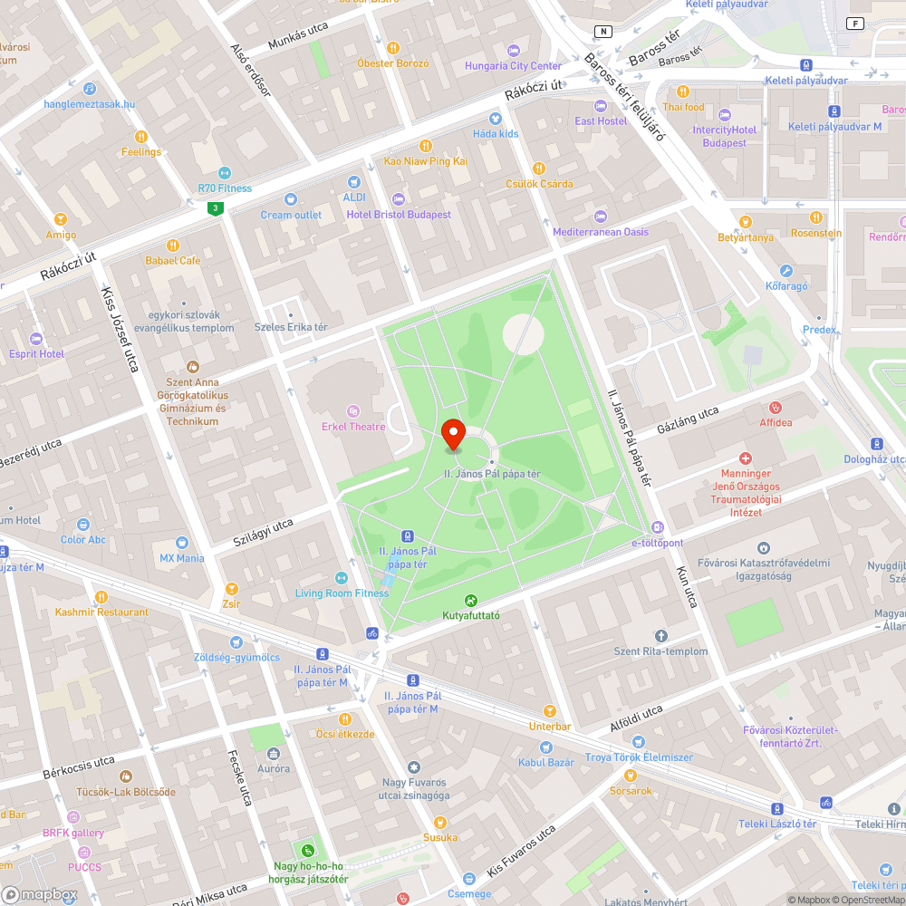 Mély pocsolya bejelentés helye