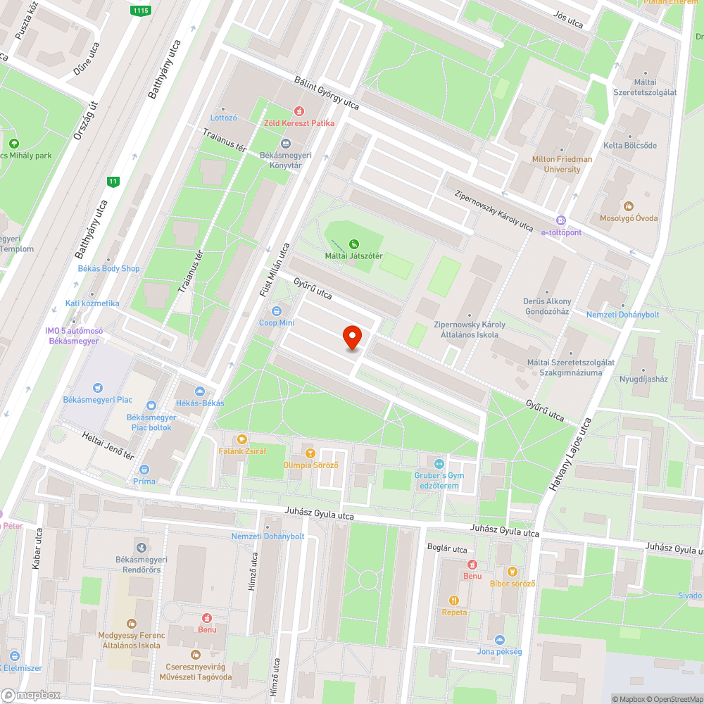 Újabb kőlerakat bejelentés helye