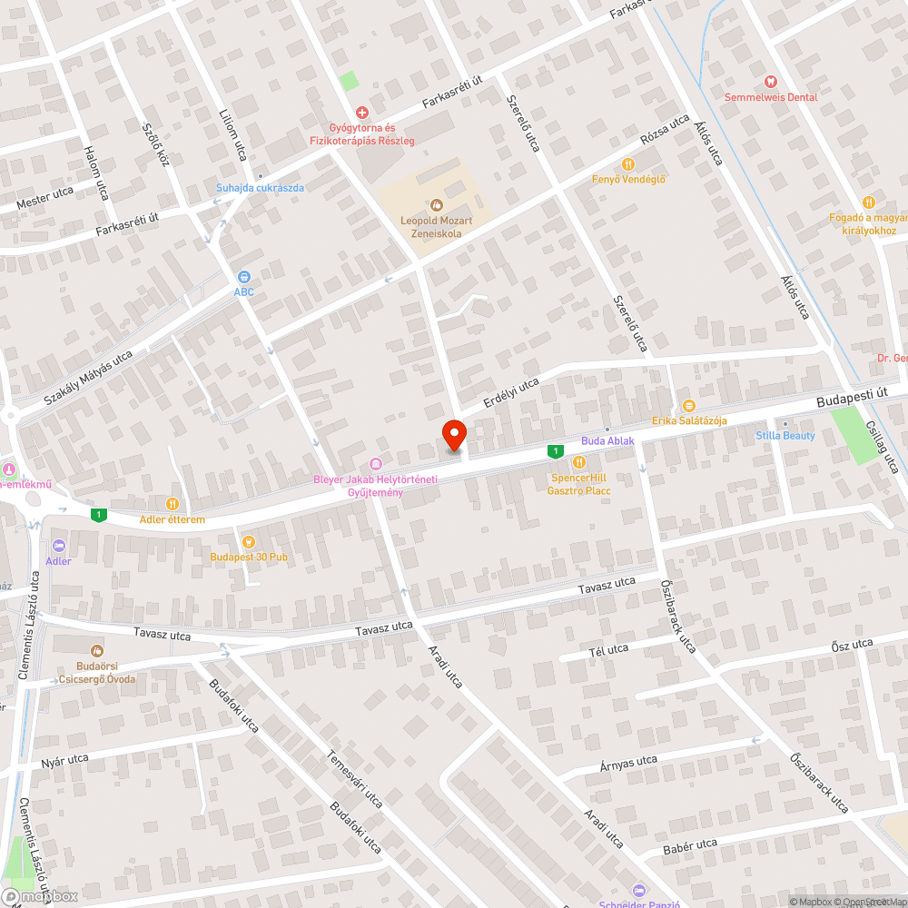 Besüllyedt útburkolat egy csatornafedél körül bejelentés helye