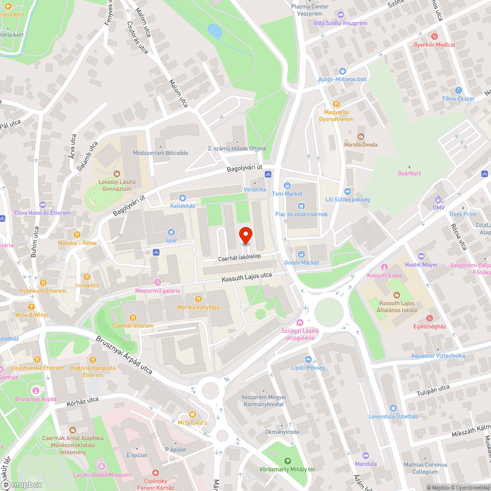 Ágy a szemetes mellett bejelentés helye