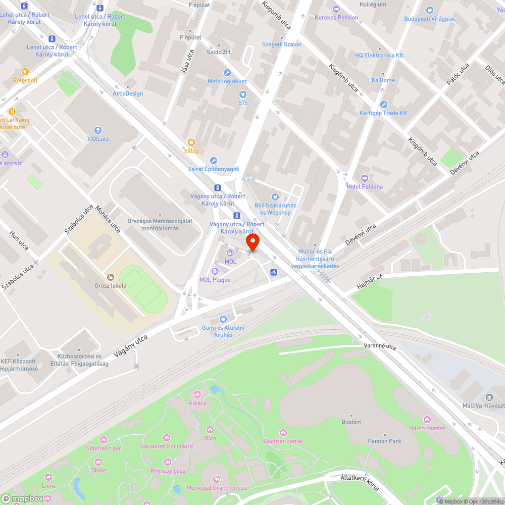 Kidőlt és rozsdás bejelentés helye