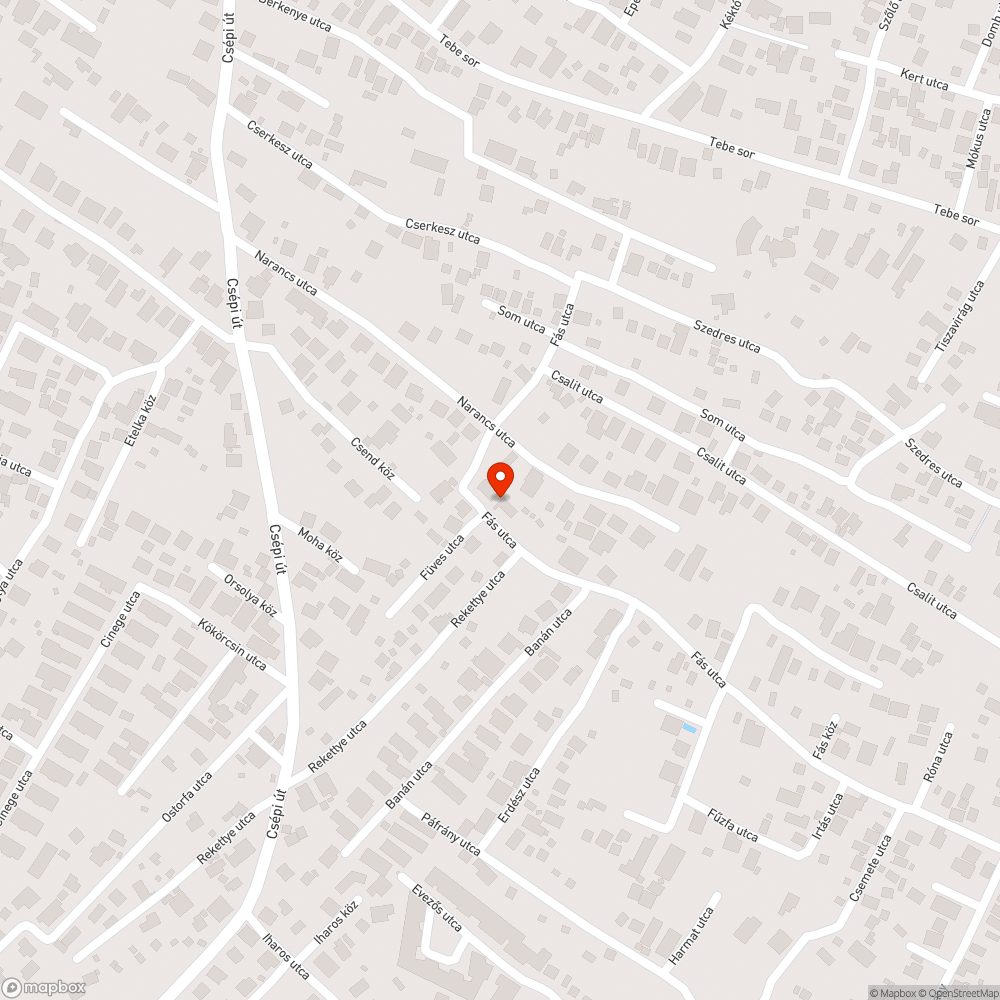 Útszéli kátyú bejelentés helye