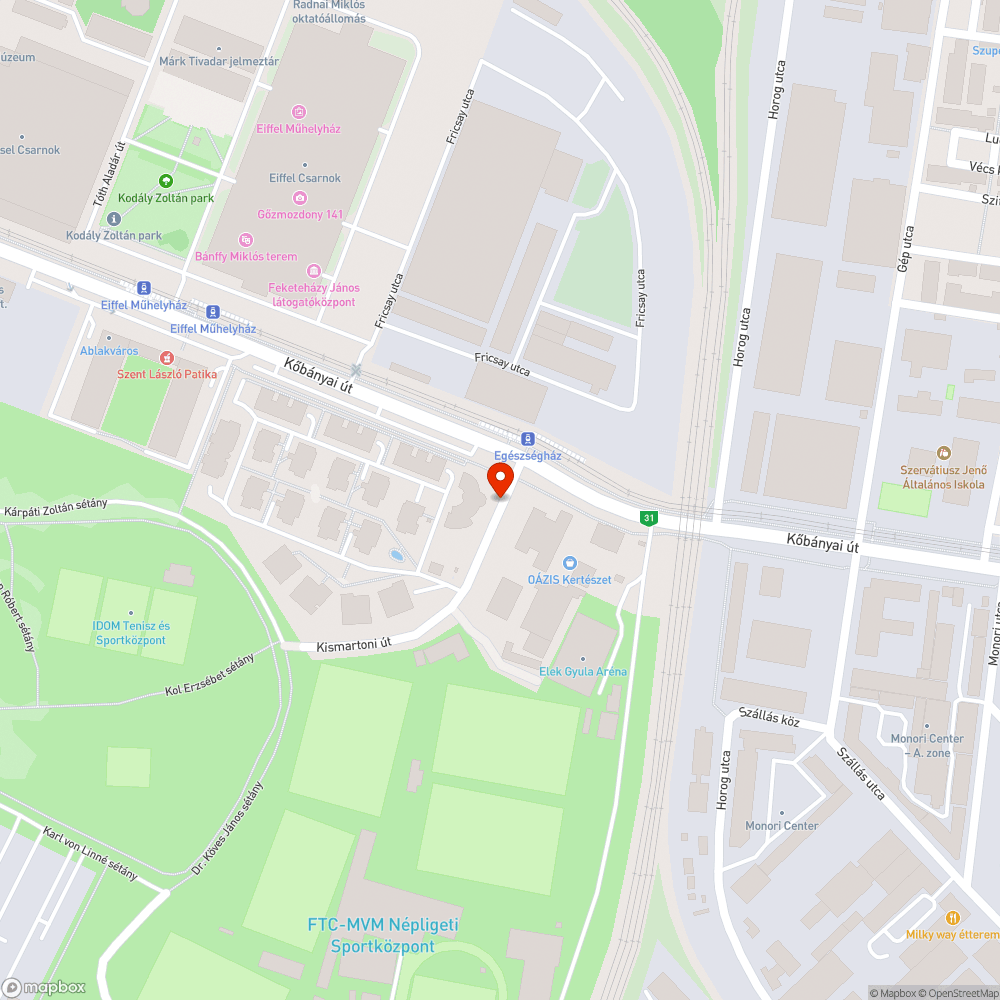 Elhagyott, rendszám nélküli Mercedes kisbusz bejelentés helye