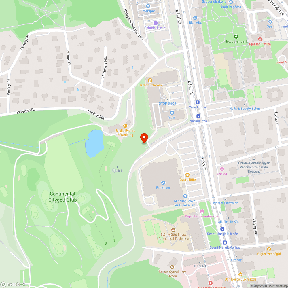 Szemét a bozótosban bejelentés helye