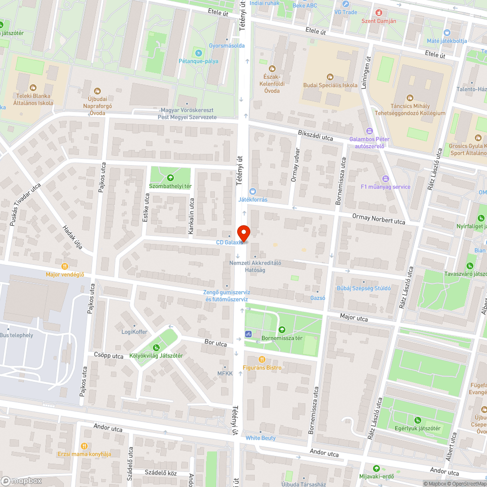 Kátyú fedlap körül bejelentés helye