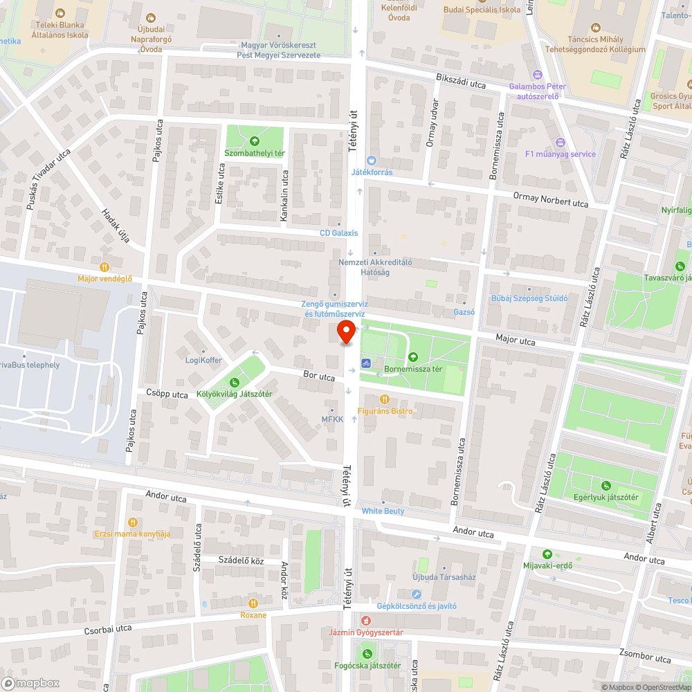 Megsüllyedt vízelnyelő bejelentés helye