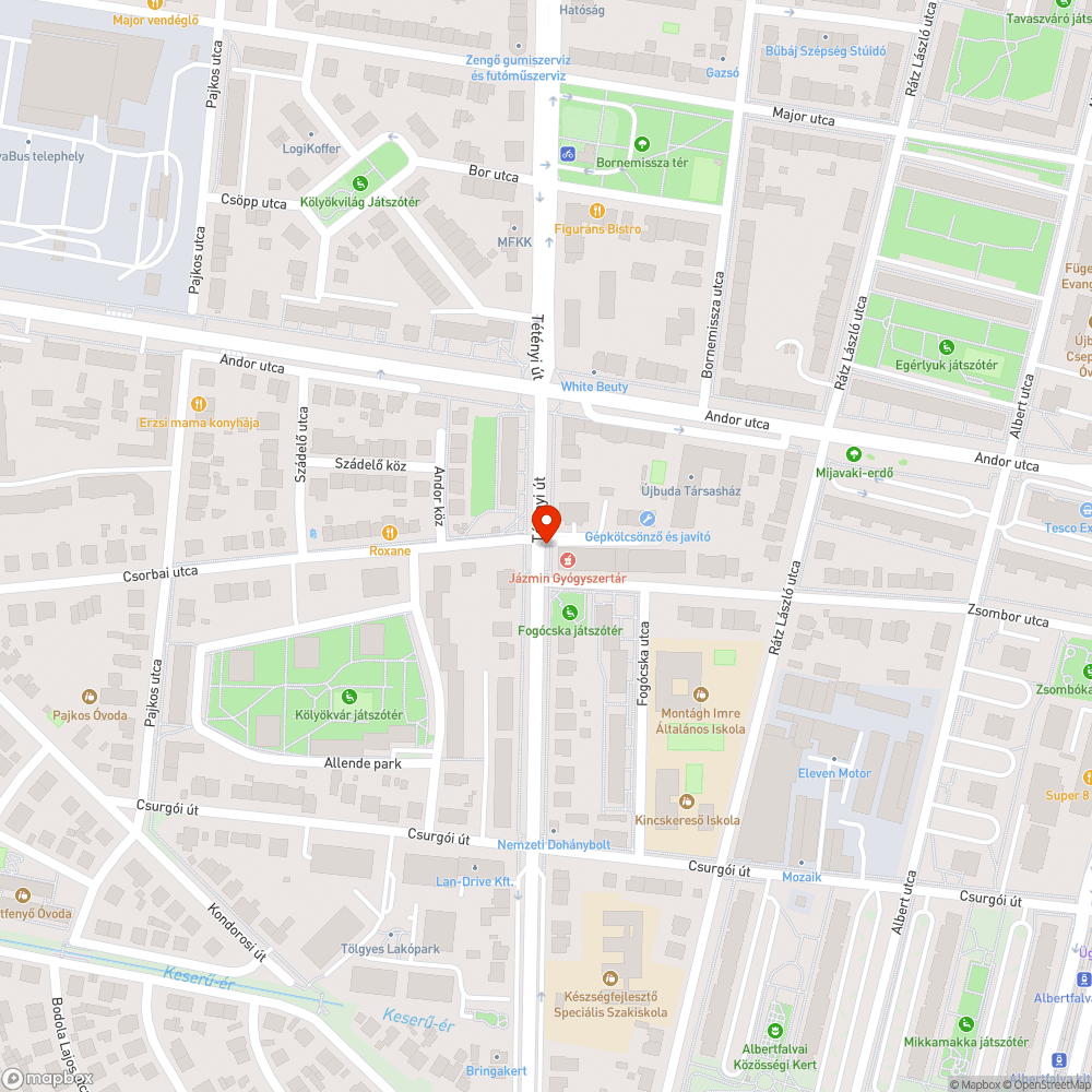 Kidőlő félben lévő tábla bejelentés helye