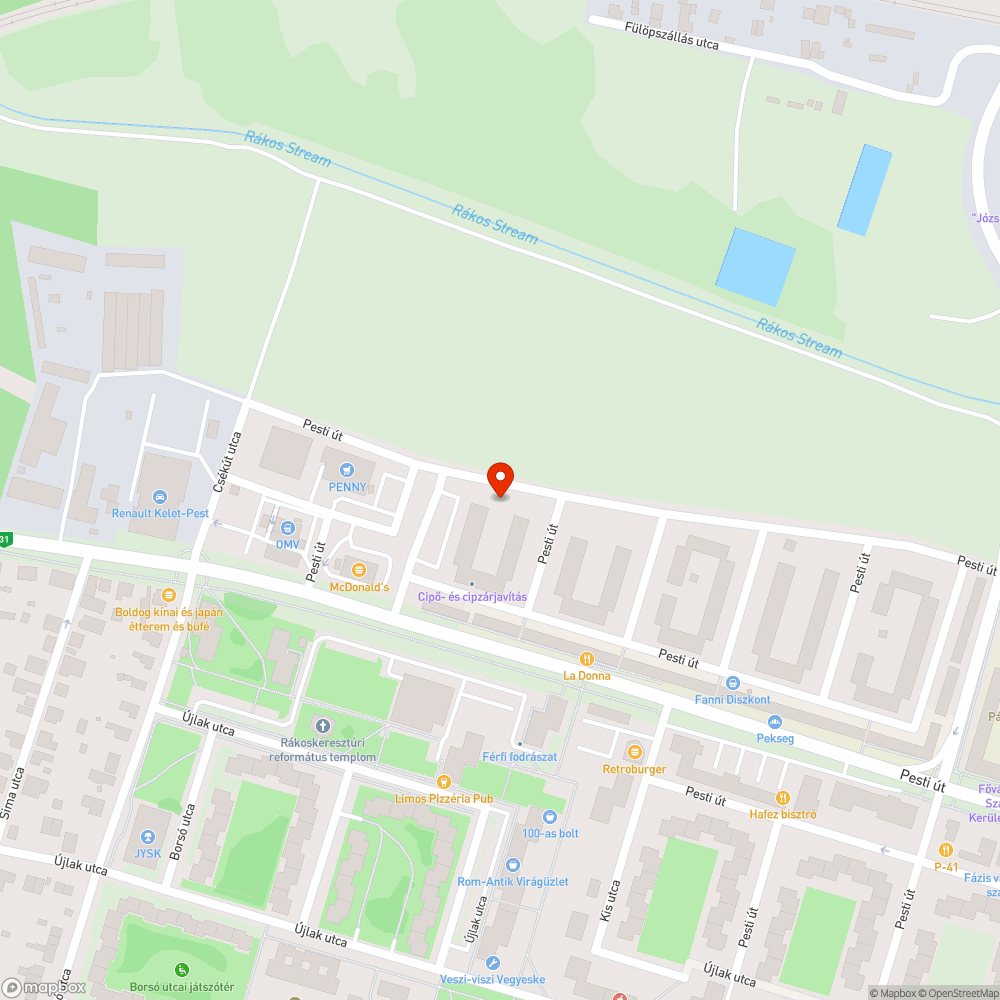 Nem működő közvilágítás bejelentés helye