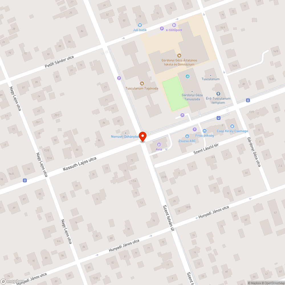 Hiányzó lámpás gyalogátkelőhely bejelentés helye