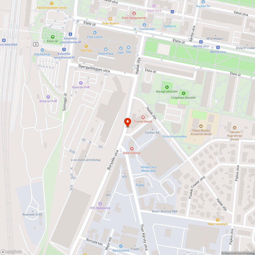 Oszlopok a járdán bejelentés helye