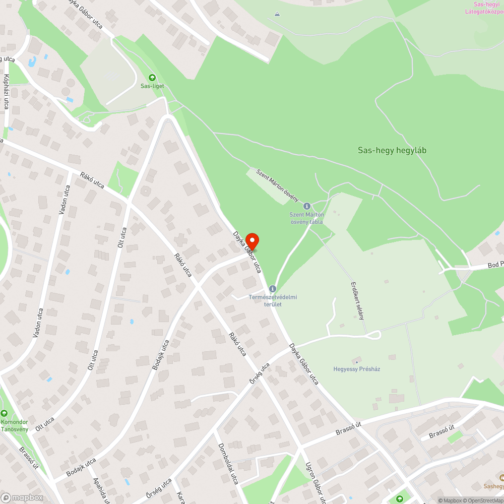 Dayka - Bodajk szemét bejelentés helye