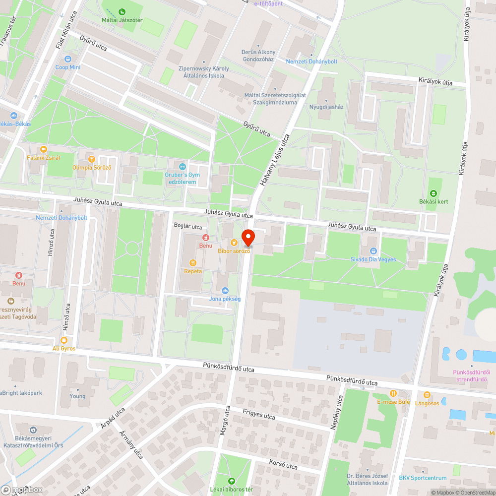 Parkolás az úton bejelentés helye