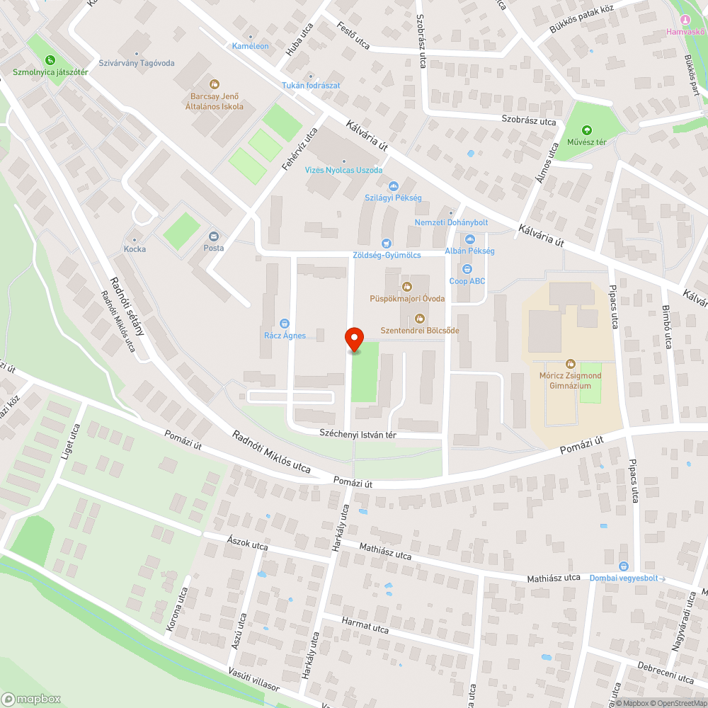 Kiégett közvilágítás bejelentés helye