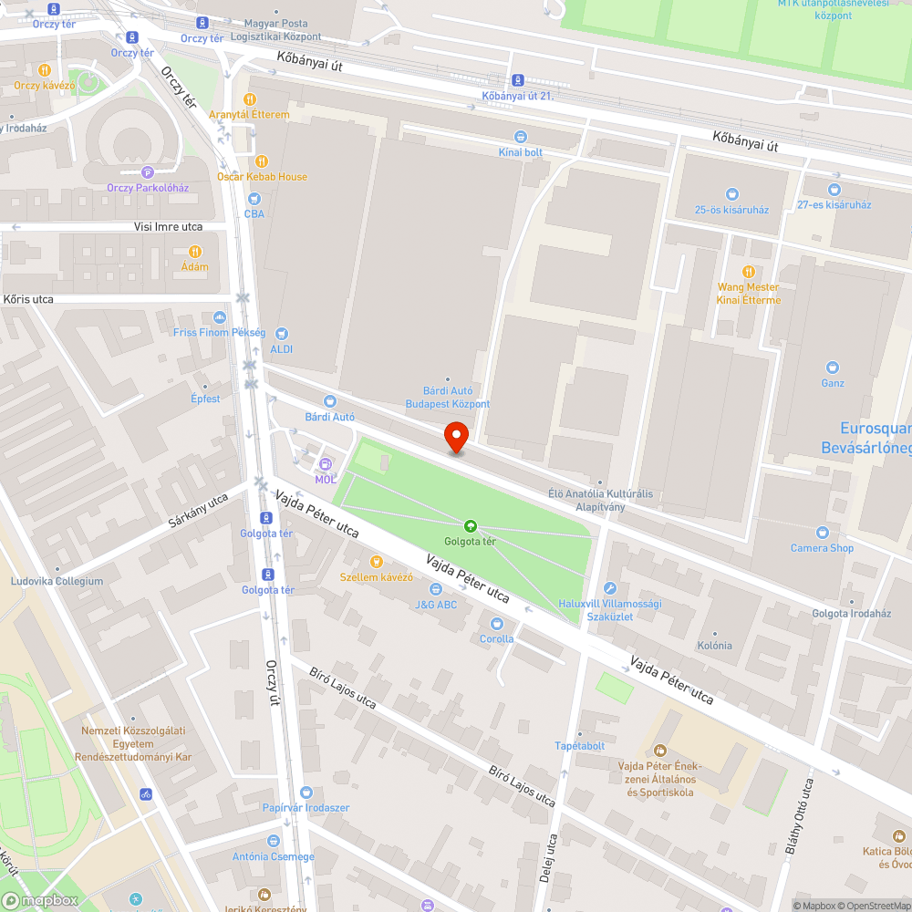 Szemetes terület bejelentés helye