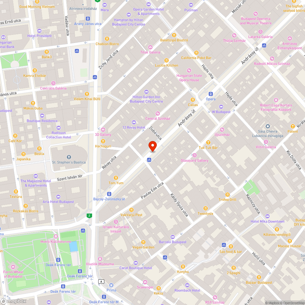 Andrássy úti padok bejelentés helye