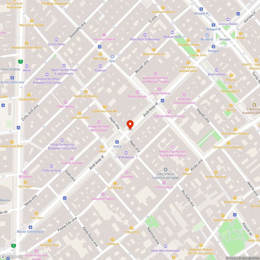 Andrássy út 27. bejelentés helye