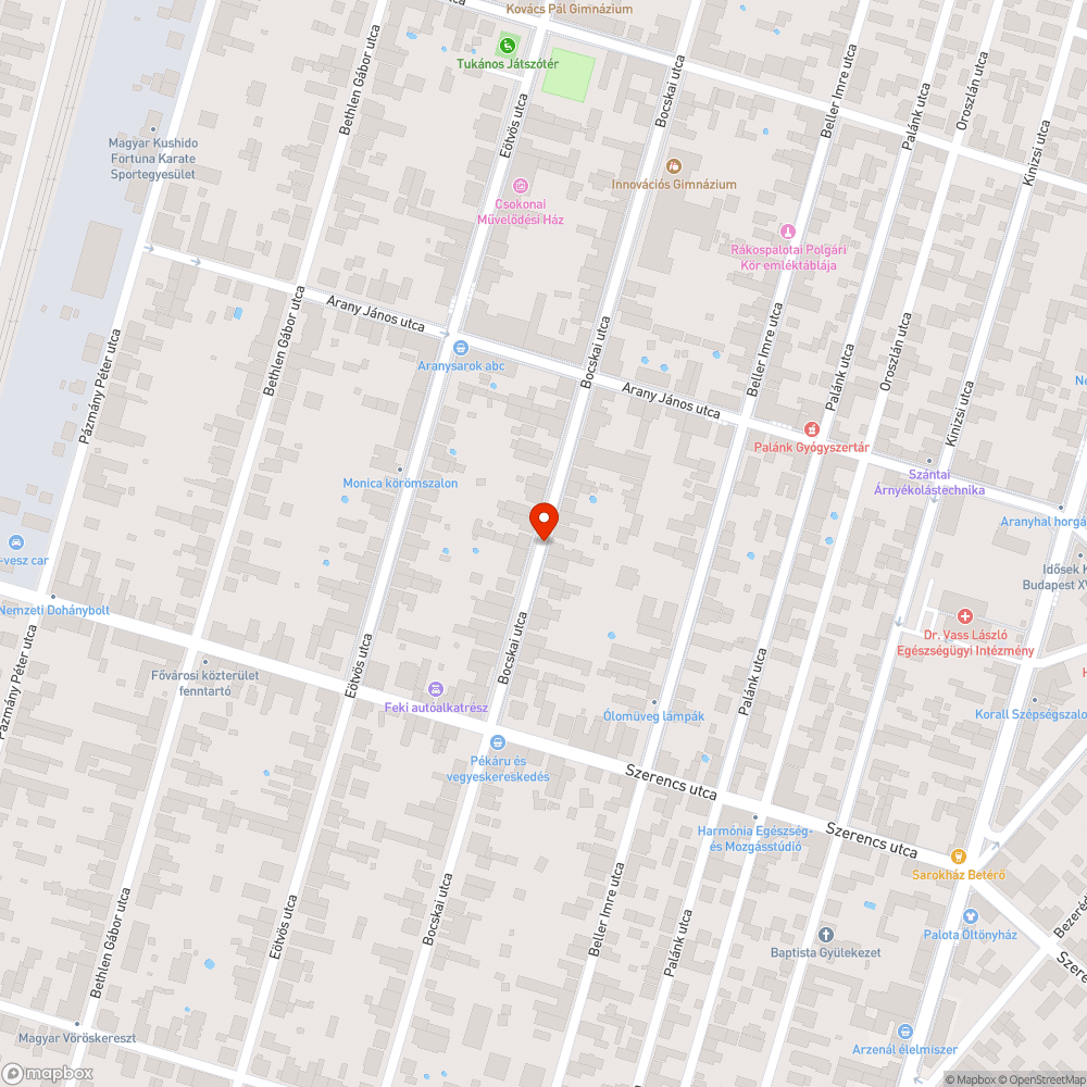 Több hete elhagyott jármű bejelentés helye