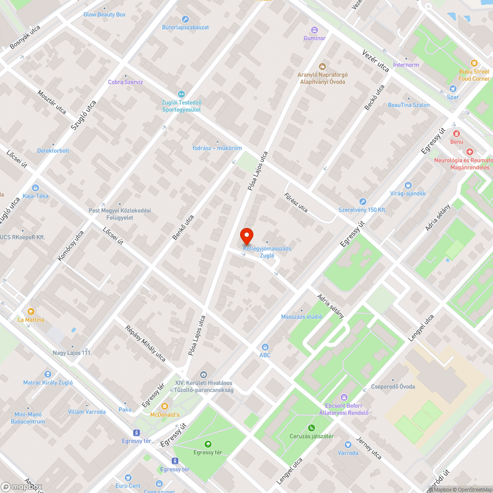 Beszakadt járda a Turán utcában bejelentés helye